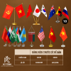 Cờ để bàn in logo theo yêu cầu