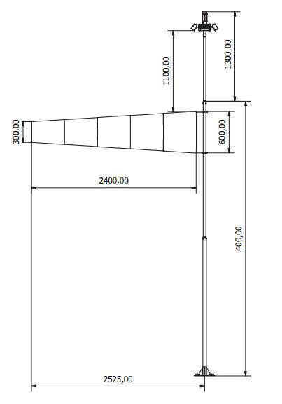 Kích thước cờ gió phổ biến
