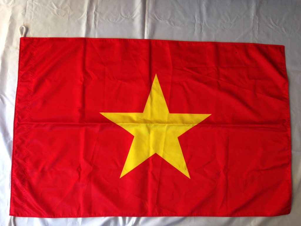 cờ tổ quốc ngôi sao in