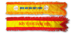 Hình ảnh băng rôn đeo chéo